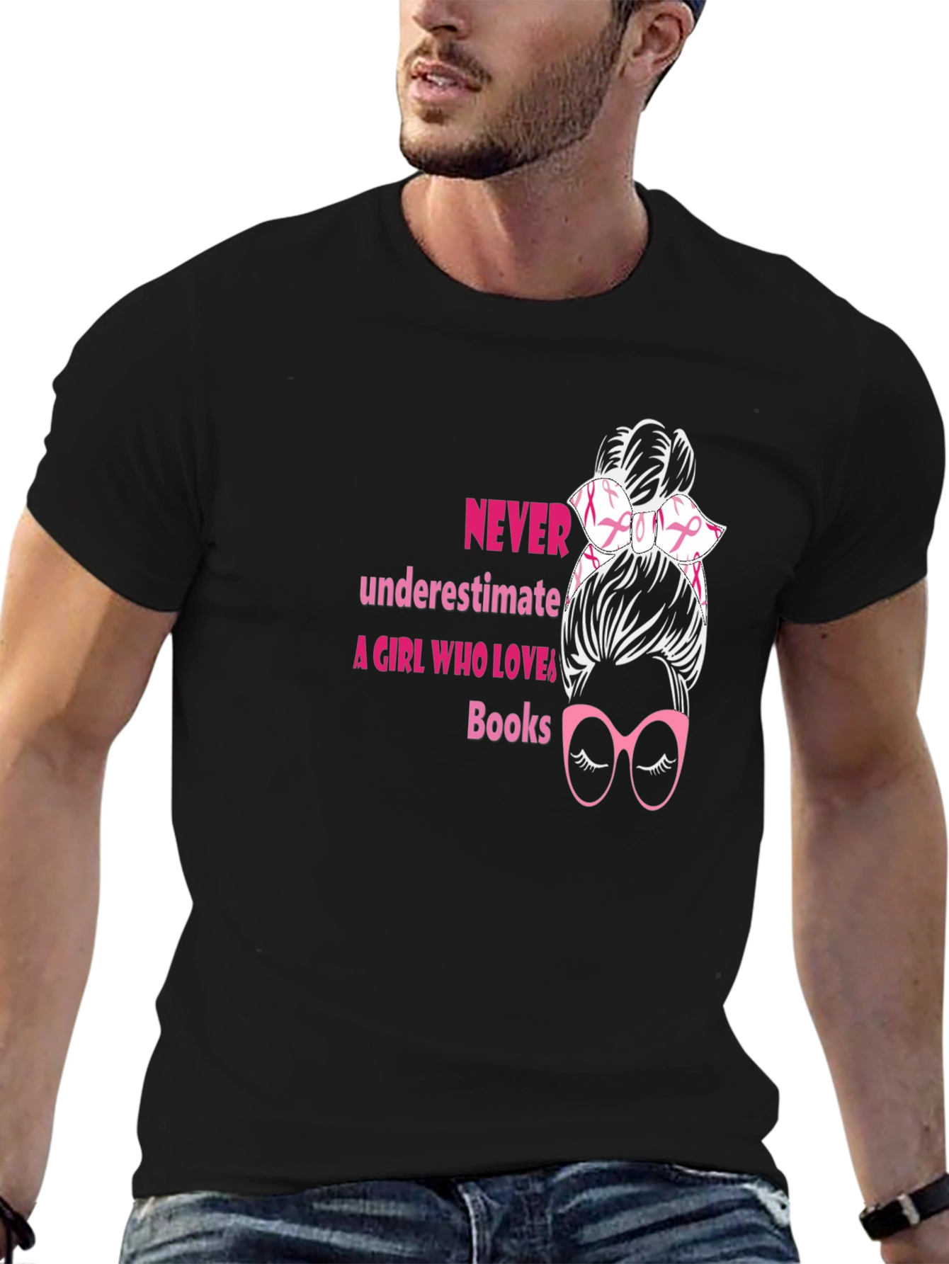 Never Underestimate A Girl Who Loves Books T-Shirt