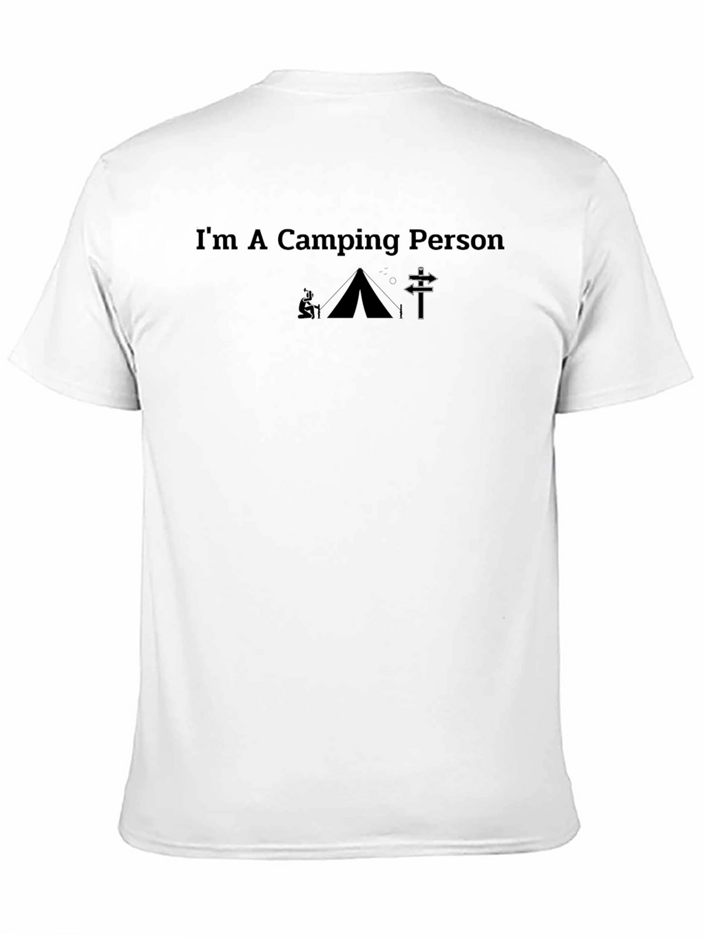 Camping Person Graphic T-Shirt