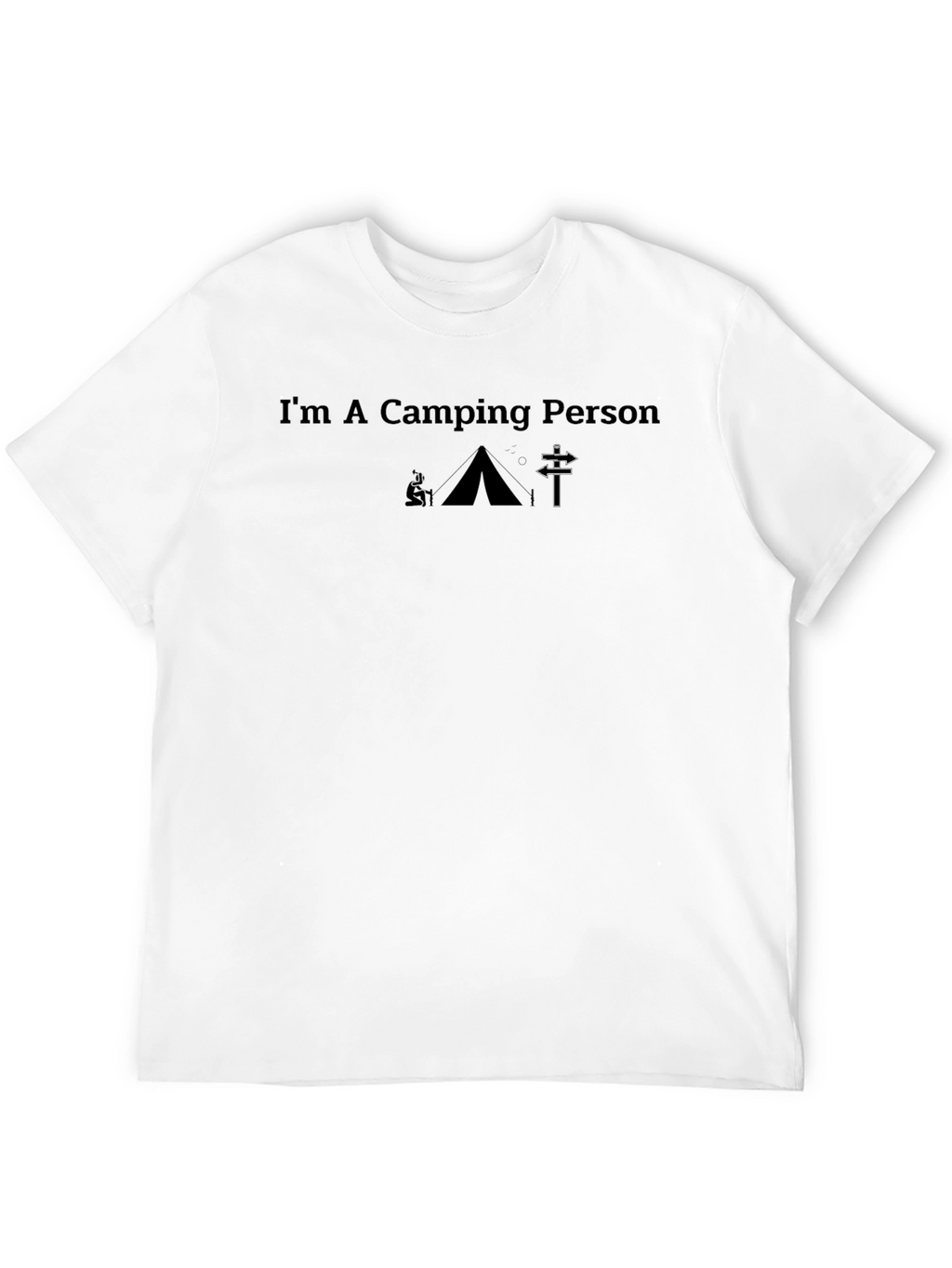 Camping Person Graphic T-Shirt