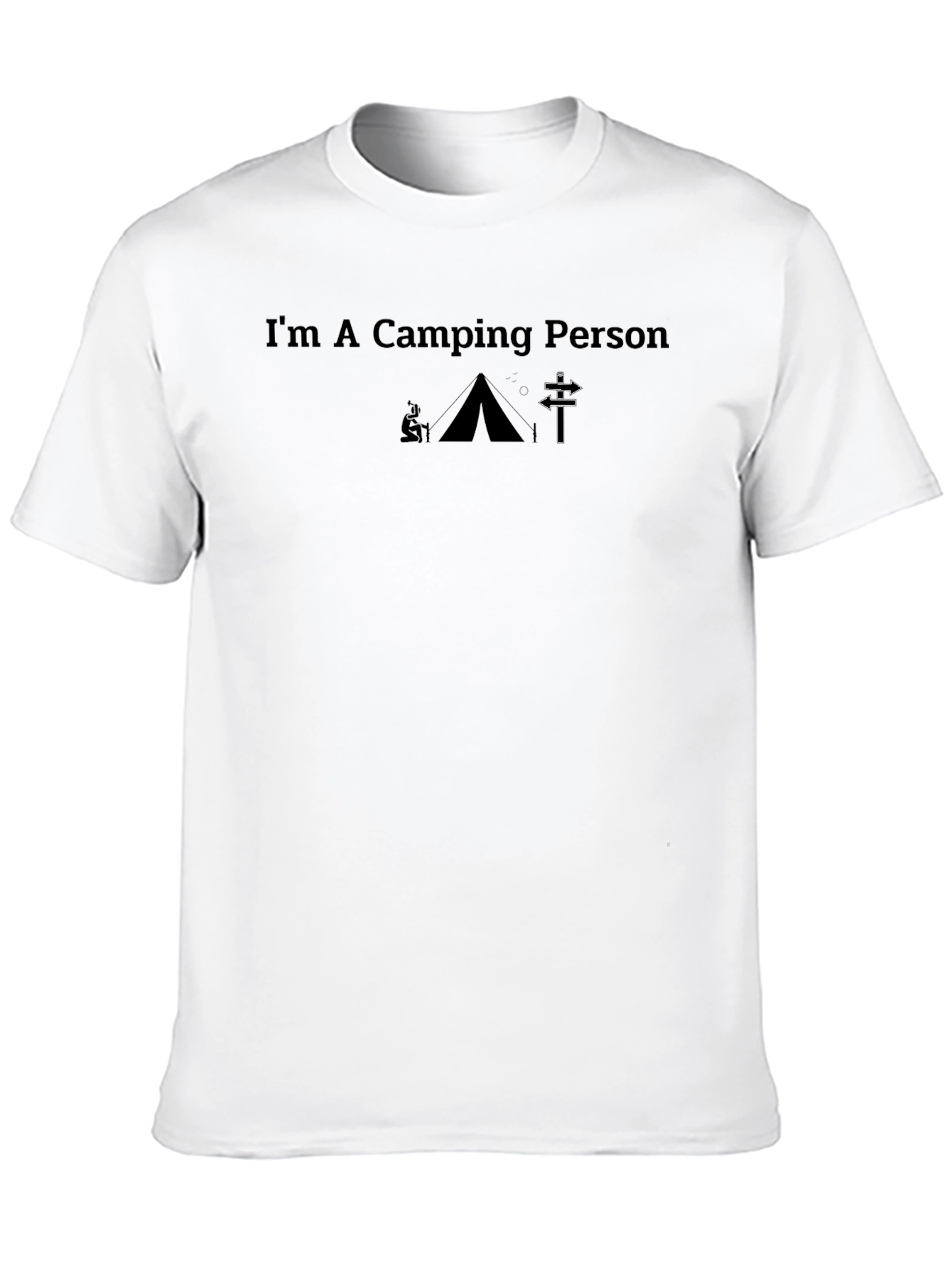 Camping Person Graphic T-Shirt