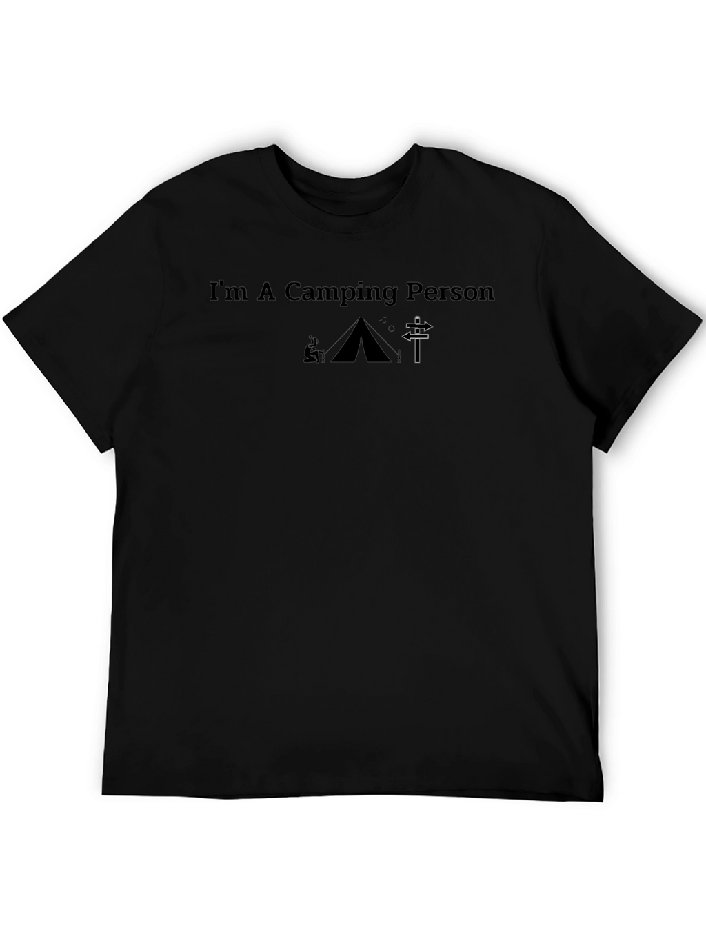 Camping Person Graphic T-Shirt