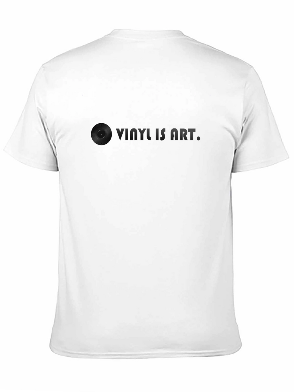 Vinyl is Art Graphic Tee - Soft Black Cotton