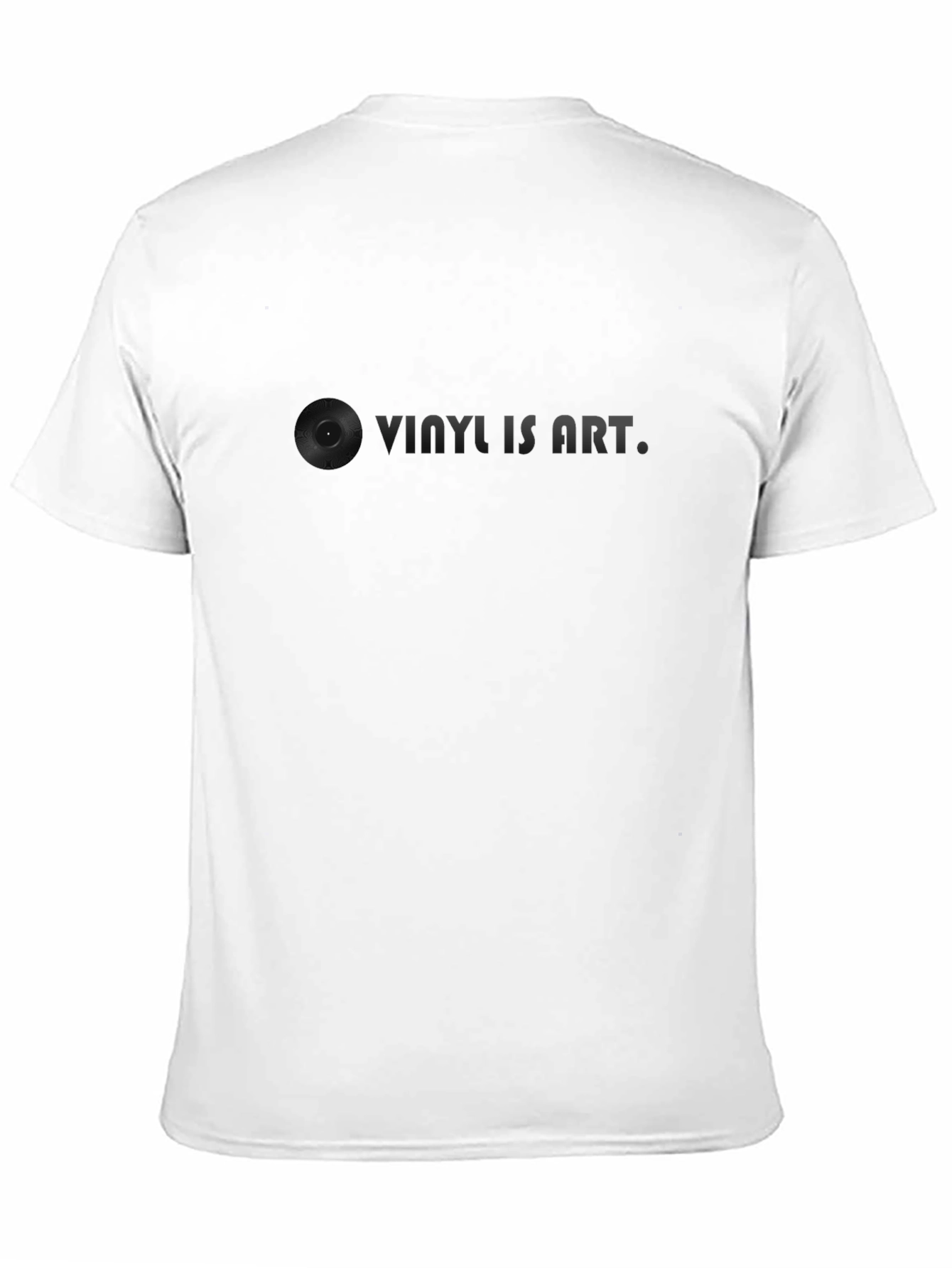 Vinyl is Art Graphic Tee - Soft Black Cotton