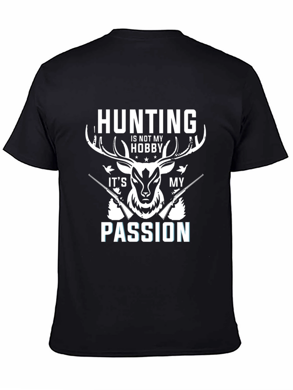 Hunting Passion Black T-Shirt