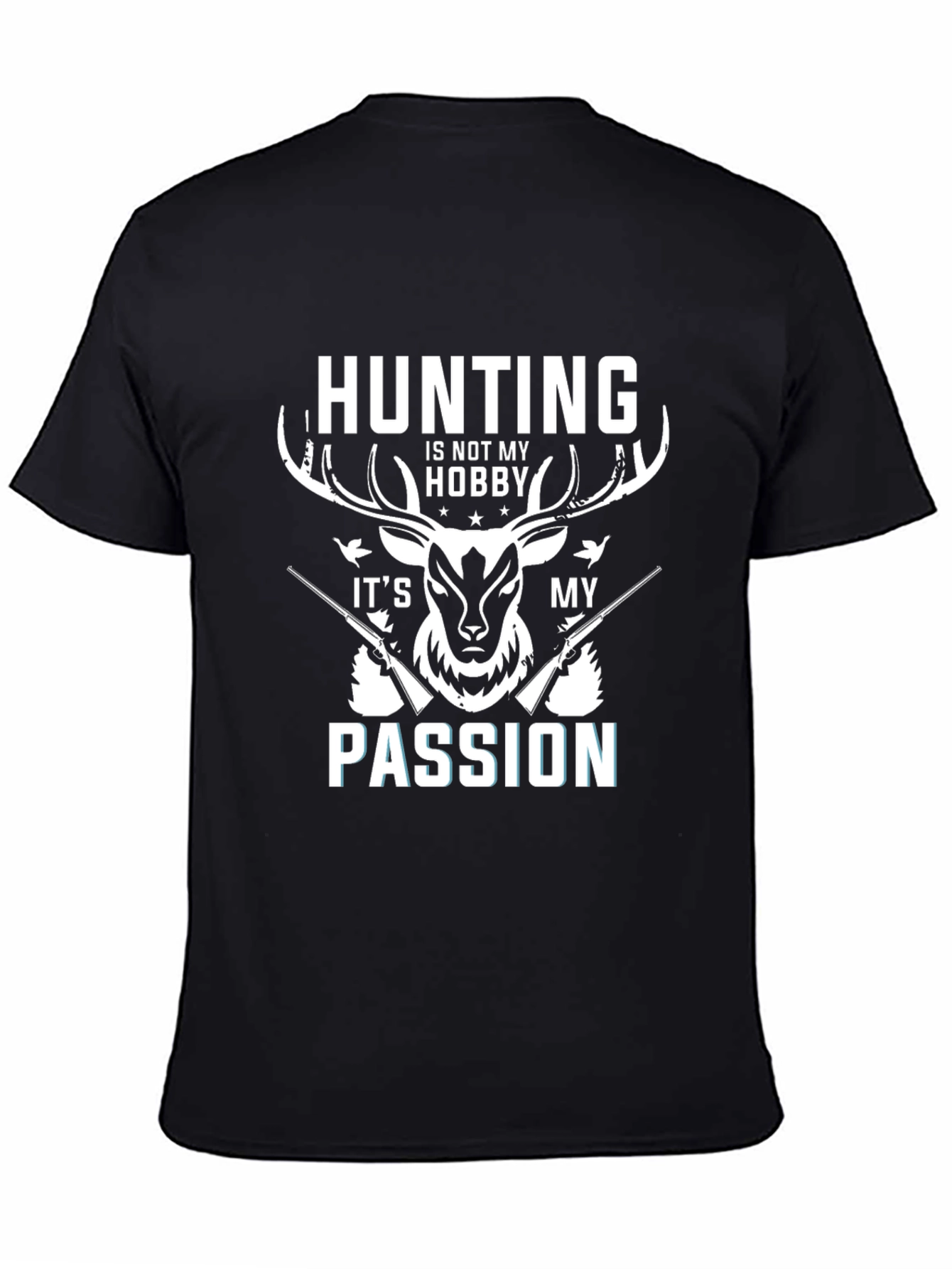 Hunting Passion Black T-Shirt