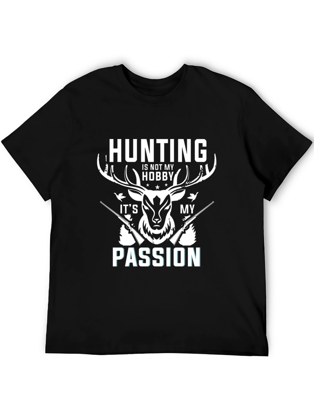 Hunting Passion Black T-Shirt