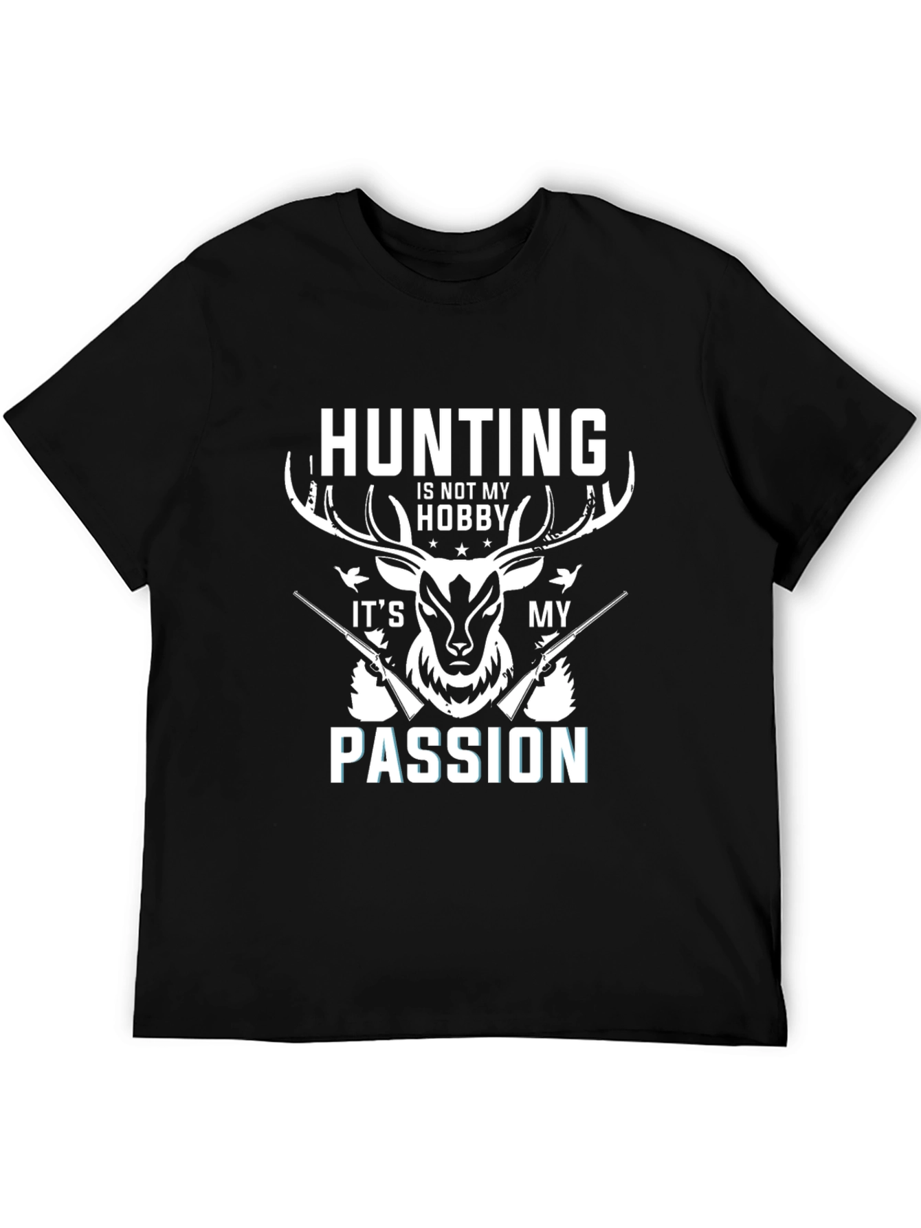 Hunting Passion Black T-Shirt