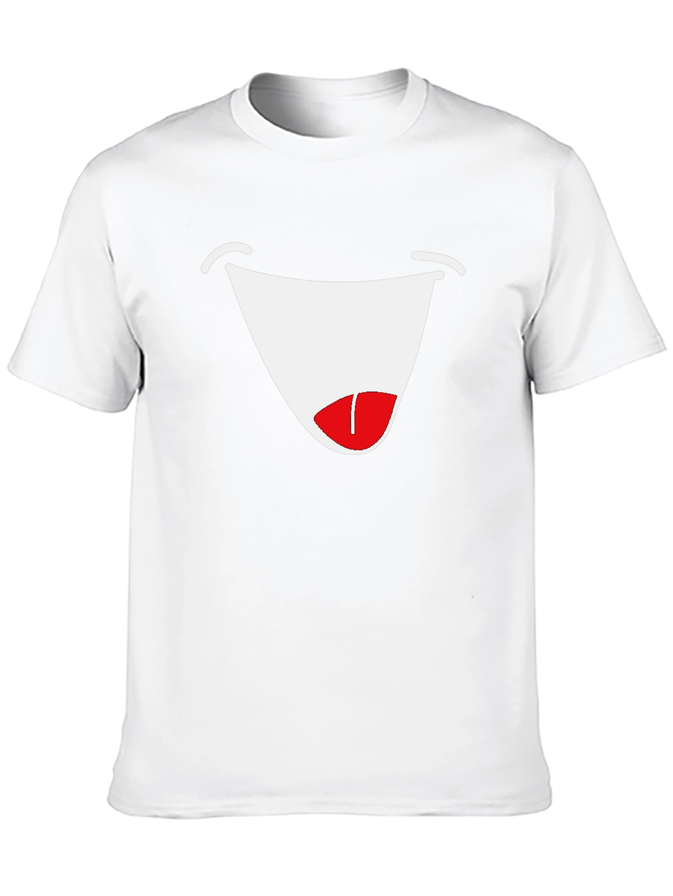 Funny Face Graphic Tee - Black Cotton T-Shirt