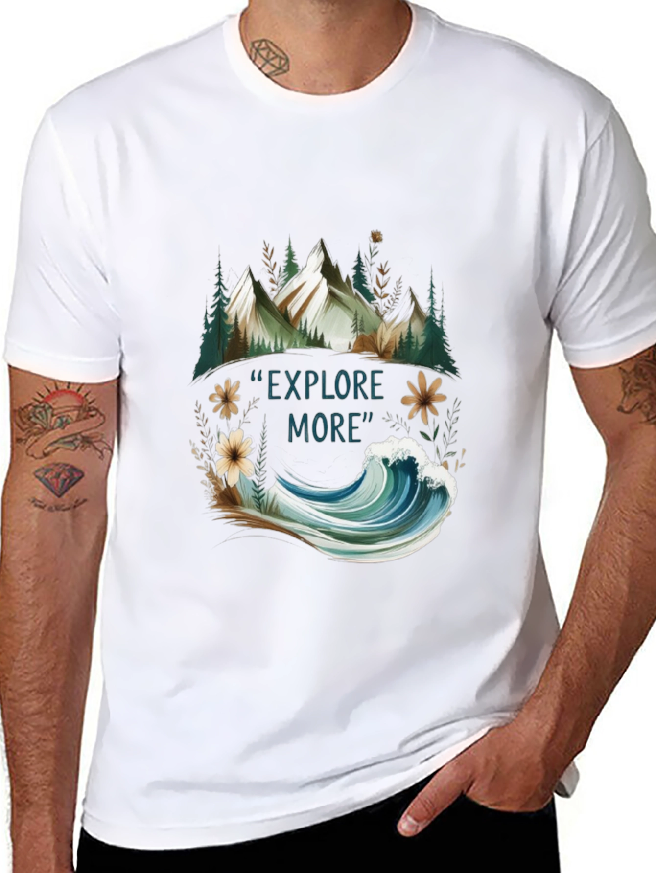 Explore More Graphic Tee - Adventure Awaits!