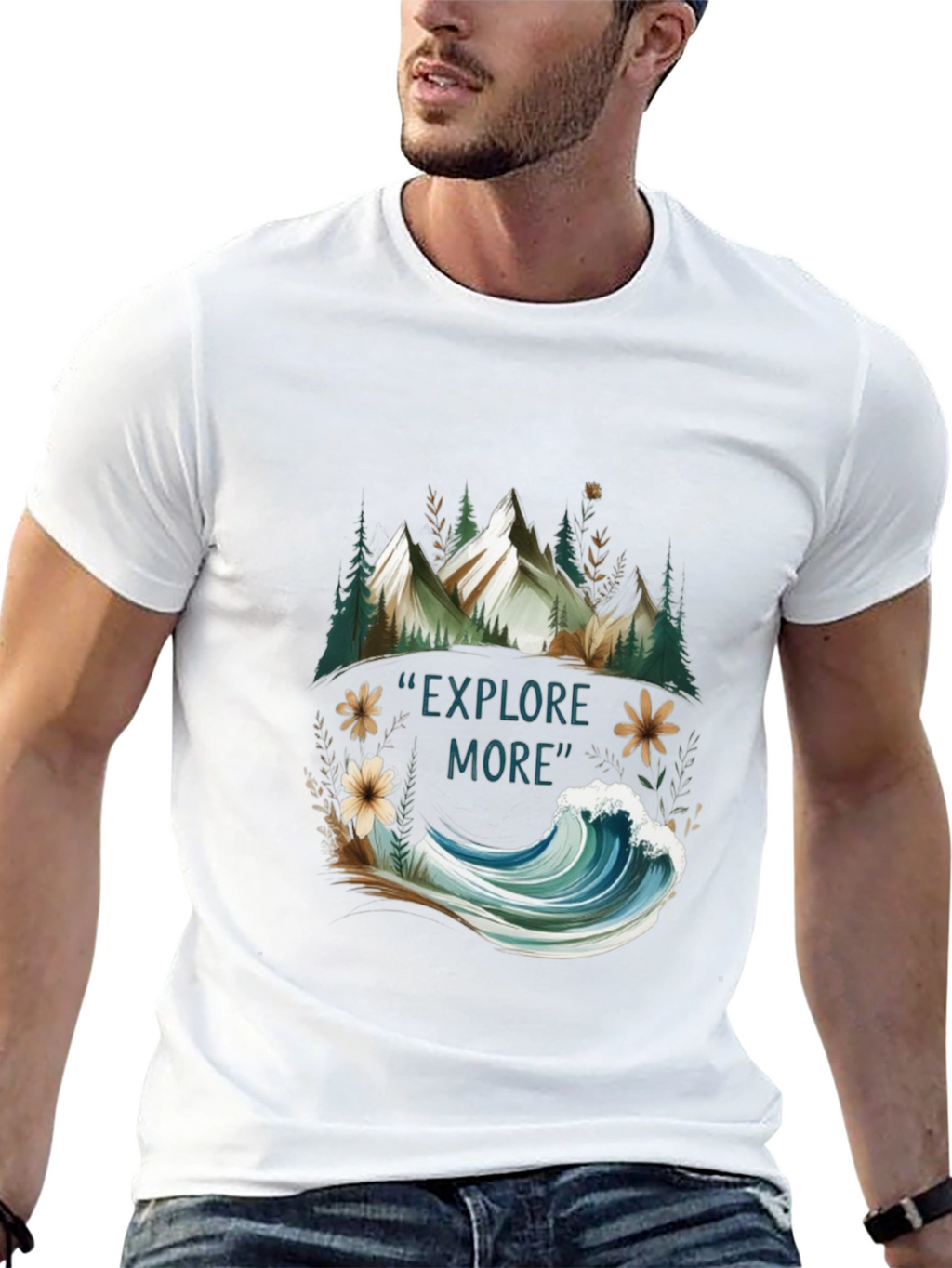 Explore More Graphic Tee - Adventure Awaits!