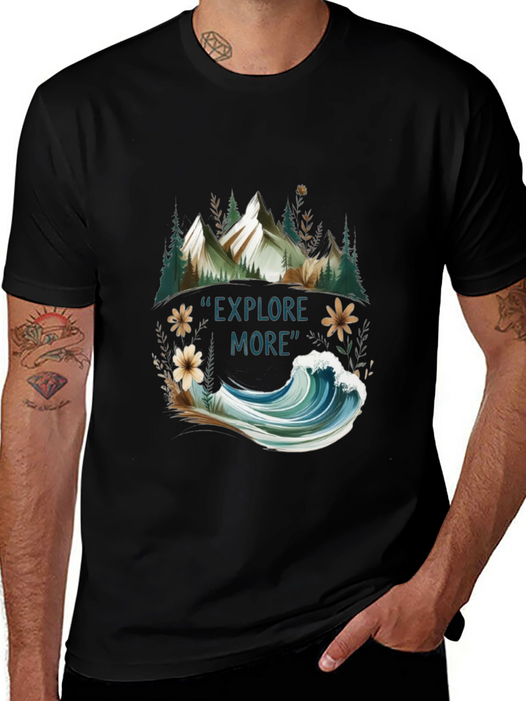 Explore More Graphic Tee - Adventure Awaits!