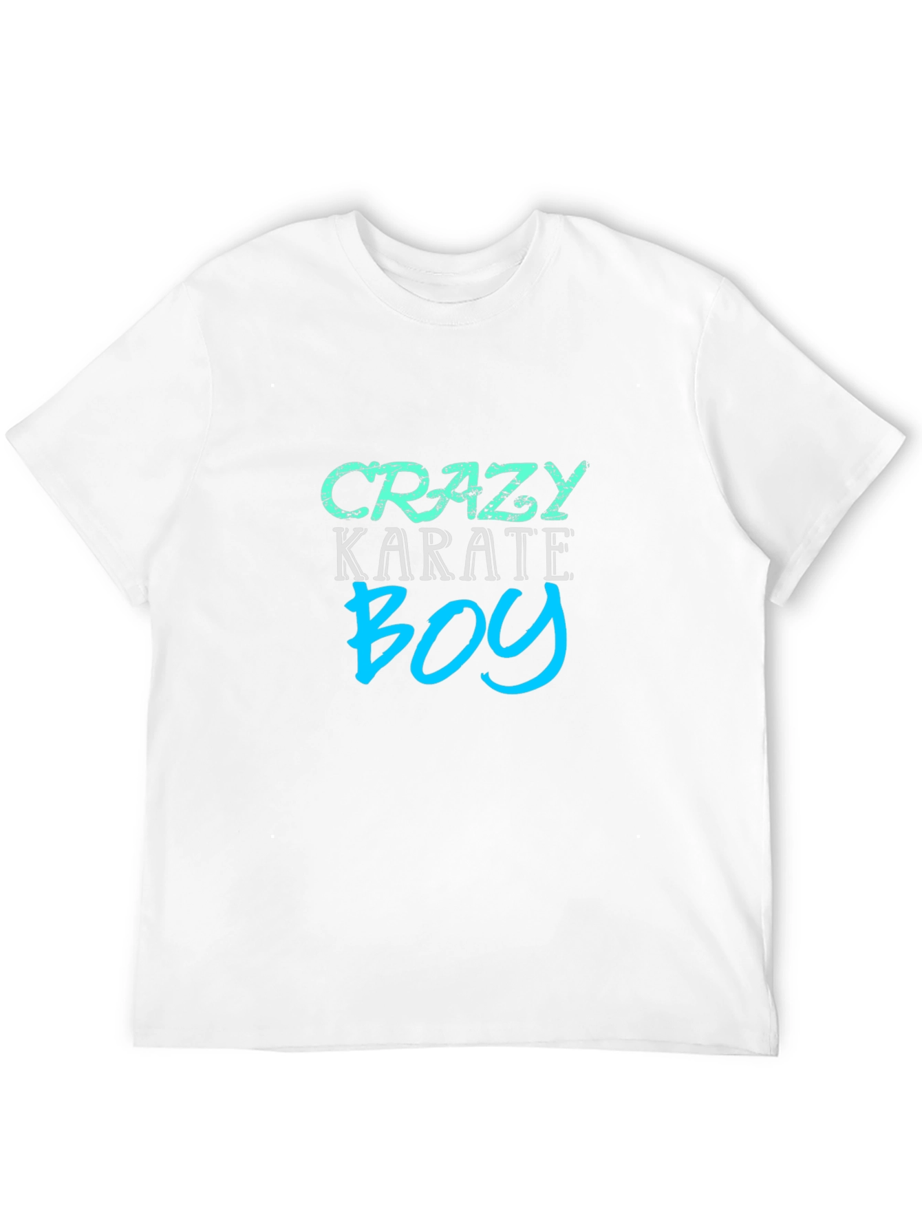Crazy Karate Boy Black T-Shirt