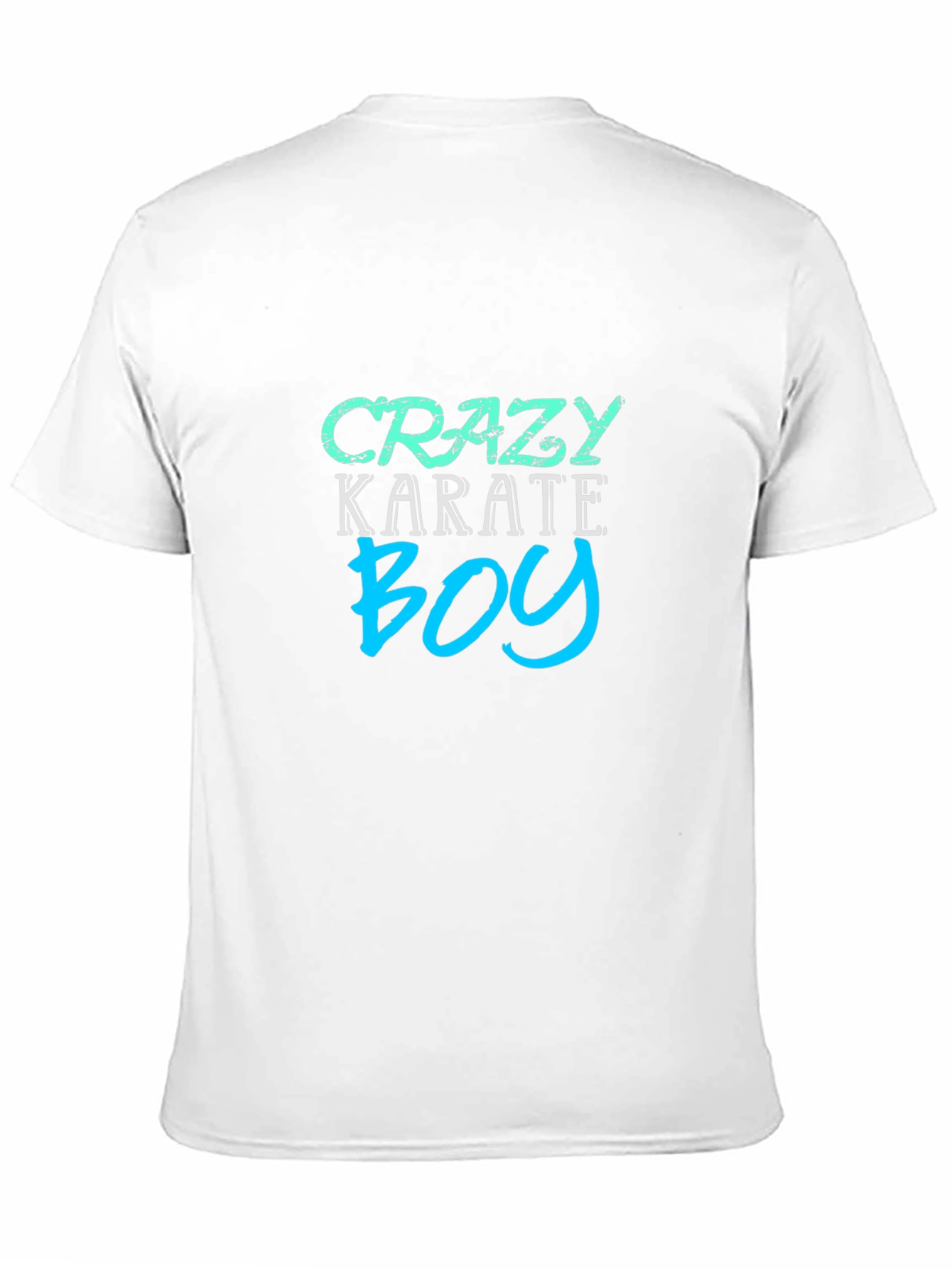 Crazy Karate Boy Black T-Shirt