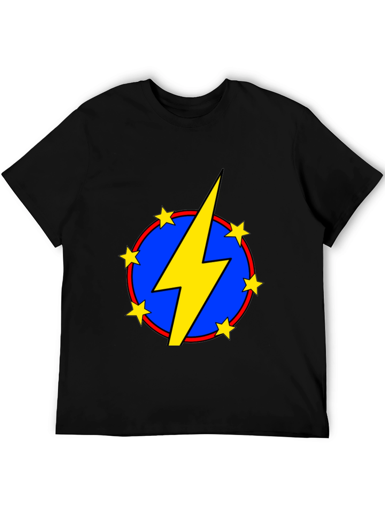 Hero Power T-Shirt - Lightning Bolt Graphic