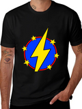 Hero Power T-Shirt - Lightning Bolt Graphic