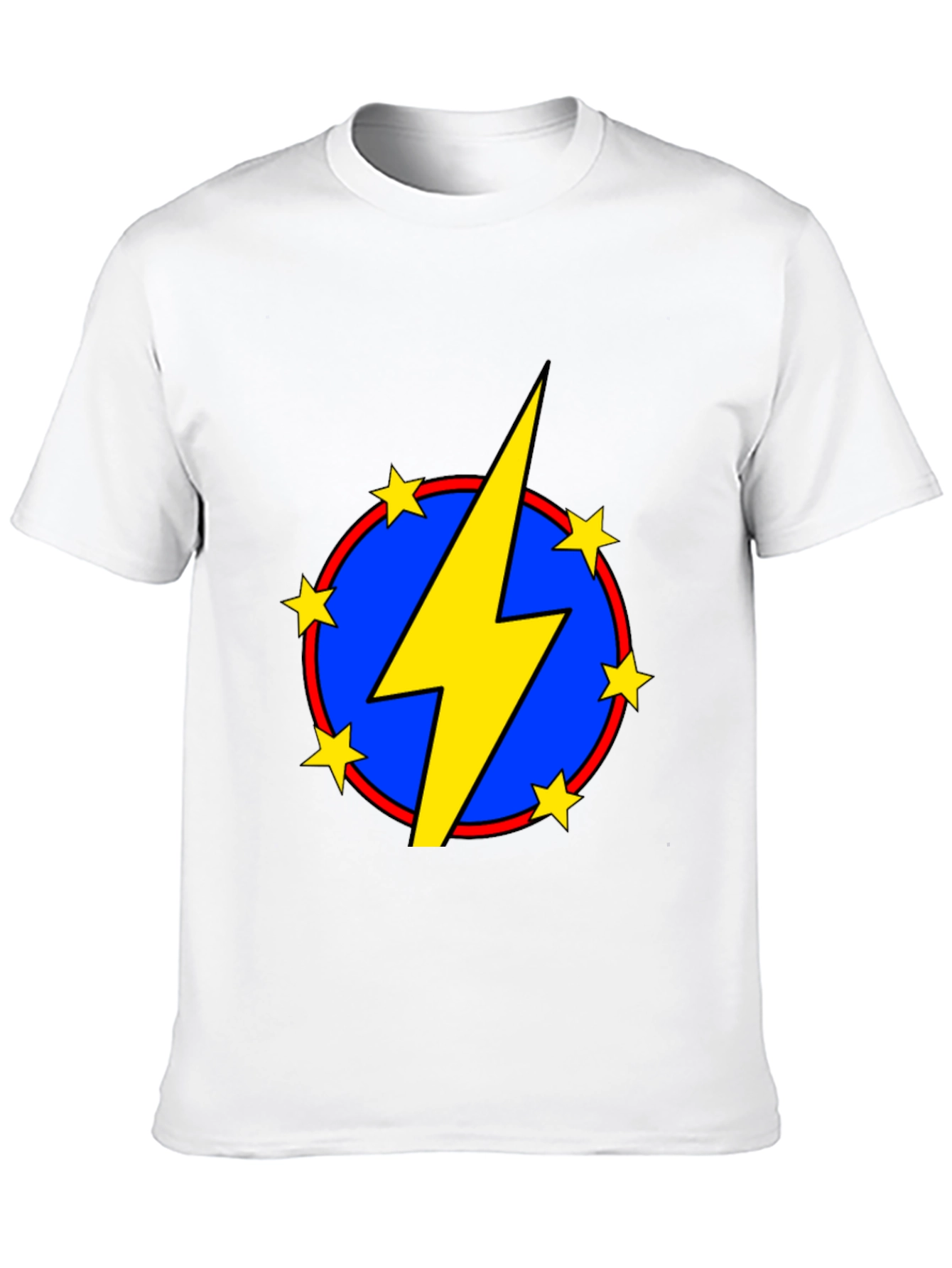 Hero Power T-Shirt - Lightning Bolt Graphic