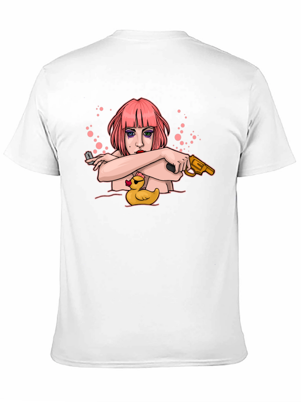 Edgy Cartoon Graphic T-Shirt
