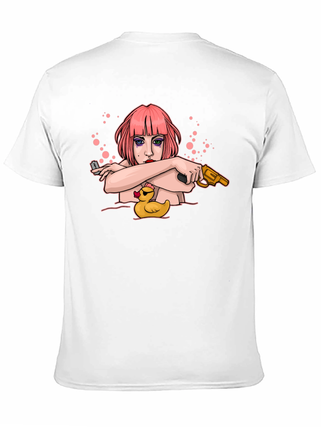 Edgy Cartoon Graphic T-Shirt