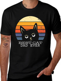 Best Cat Dad Ever Graphic Tee