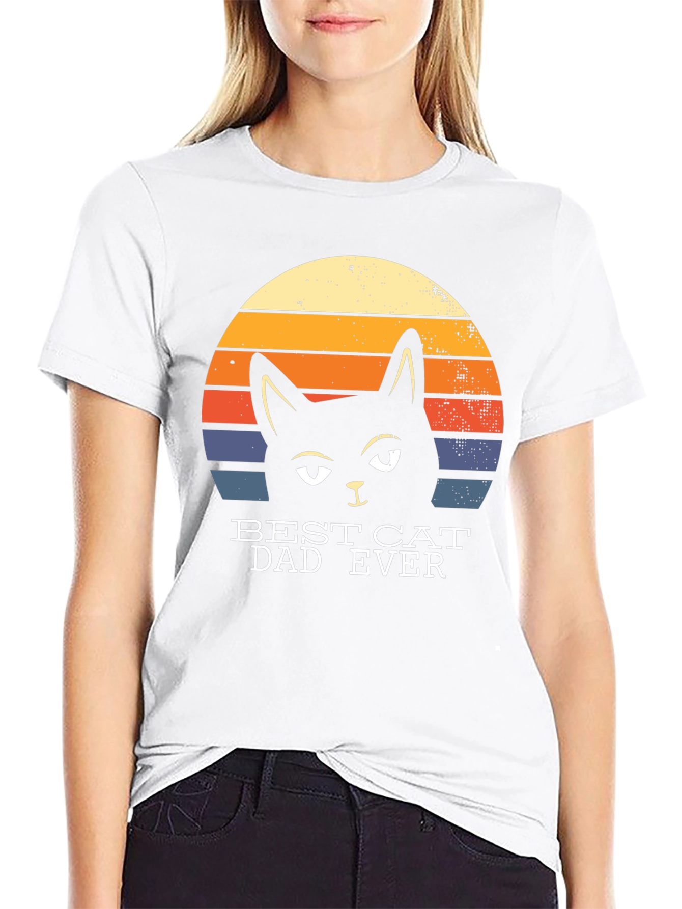 Best Cat Dad Ever Graphic Tee