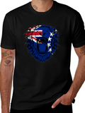 Cook Islands Lion Graphic Tee - Black