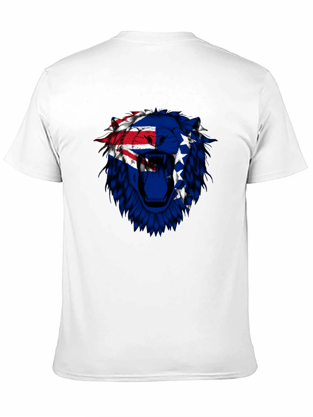 Cook Islands Lion Graphic Tee - Black