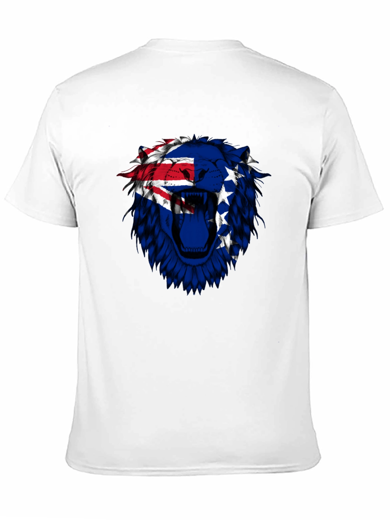 Cook Islands Lion Graphic Tee - Black