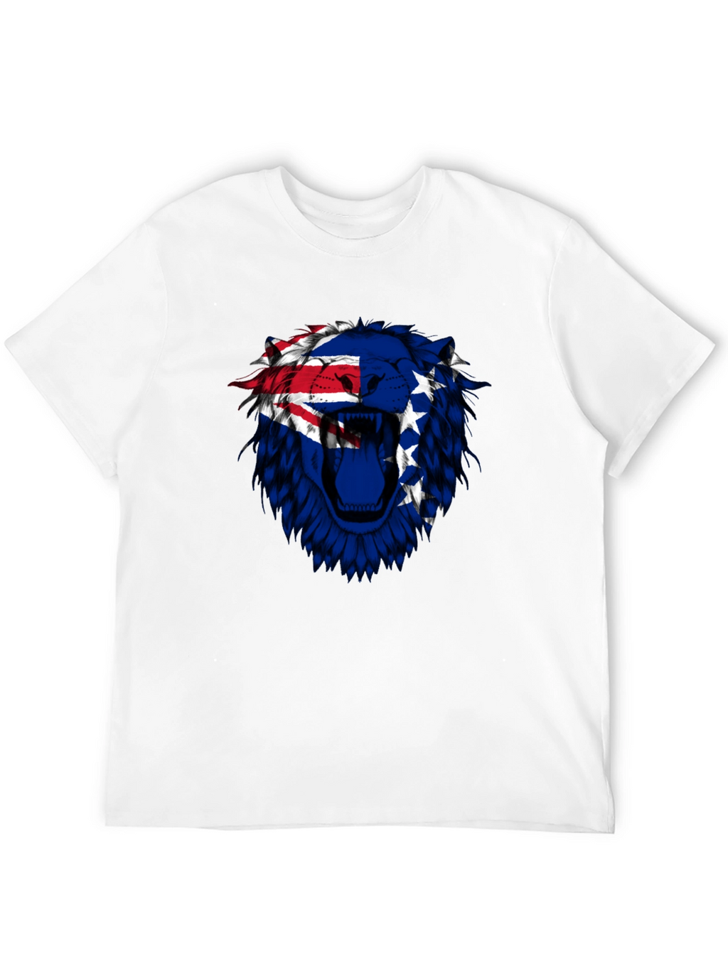 Cook Islands Lion Graphic Tee - Black