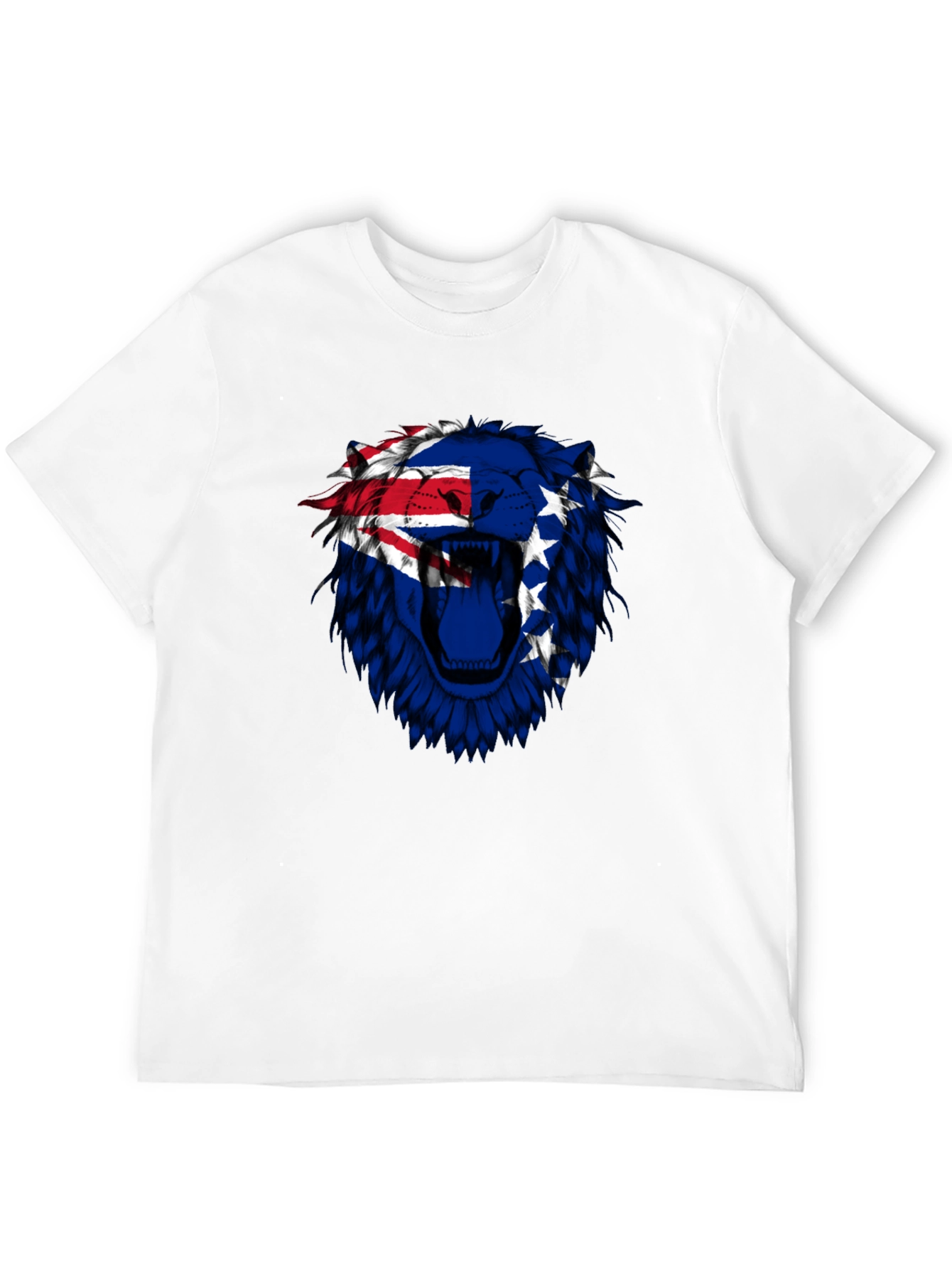 Cook Islands Lion Graphic Tee - Black