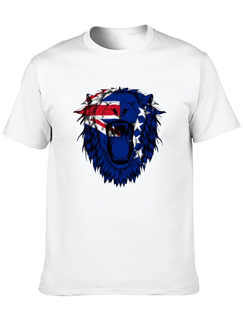 Cook Islands Lion Graphic Tee - Black