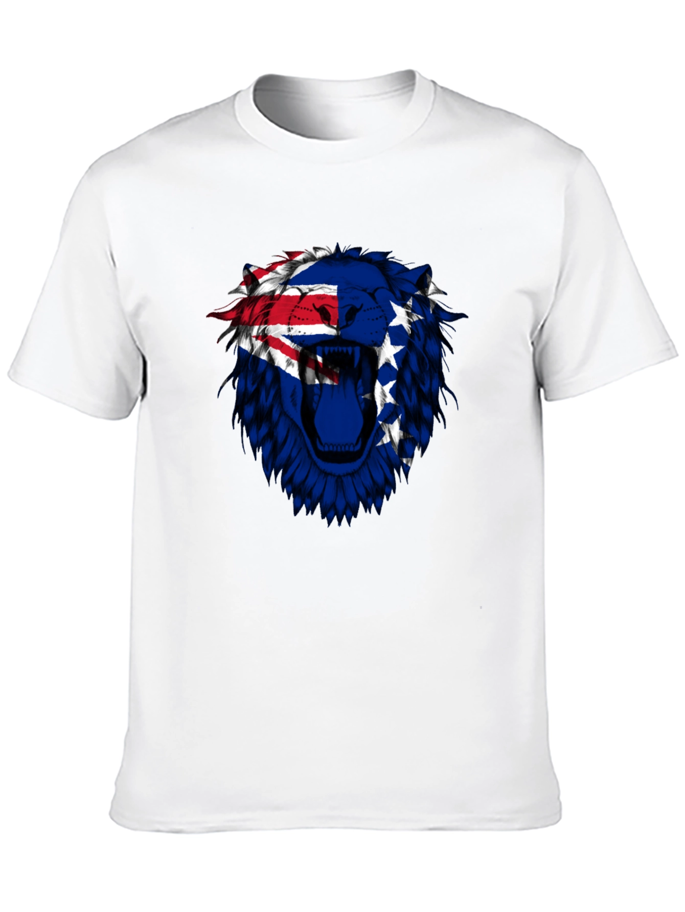Cook Islands Lion Graphic Tee - Black
