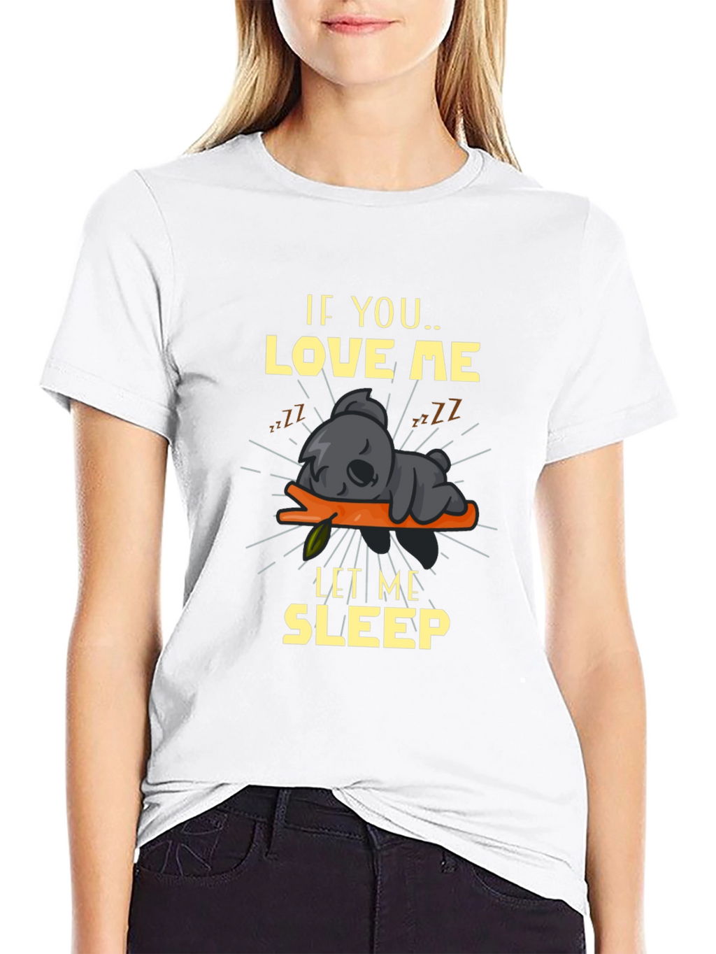 If You Love Me Let Me Sleep Graphic Tee