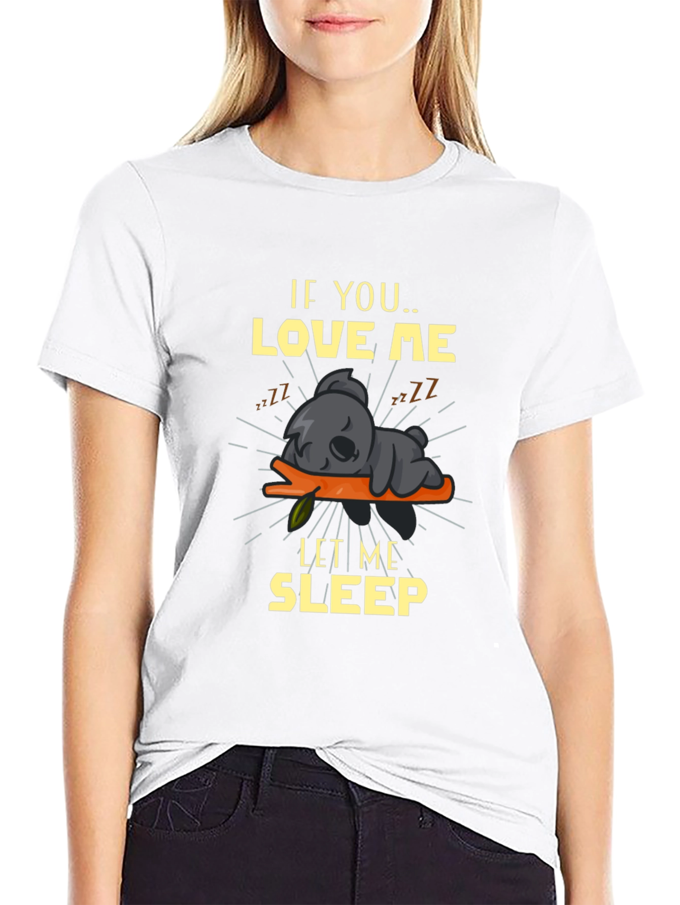If You Love Me Let Me Sleep Graphic Tee