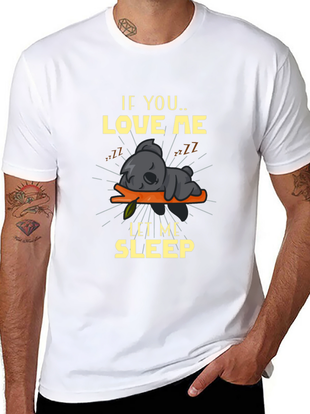 If You Love Me Let Me Sleep Graphic Tee