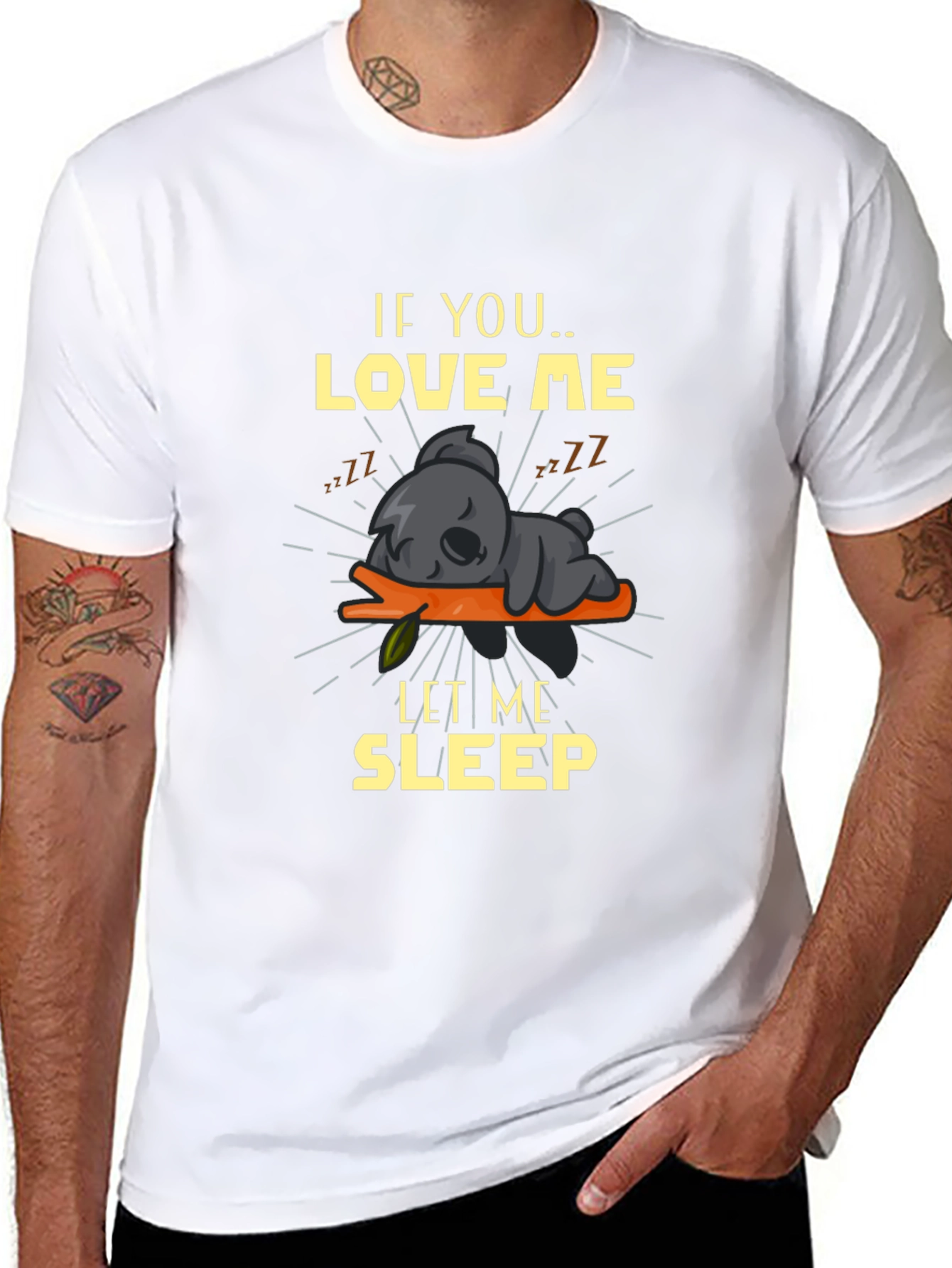If You Love Me Let Me Sleep Graphic Tee