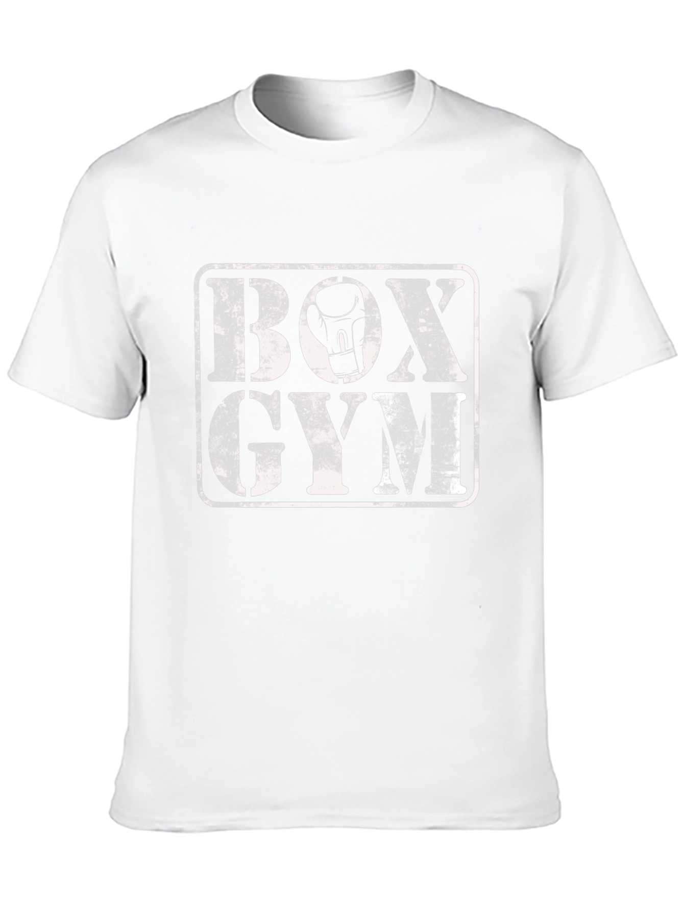 Box Gym Graphic Tee - Black Cotton T-Shirt