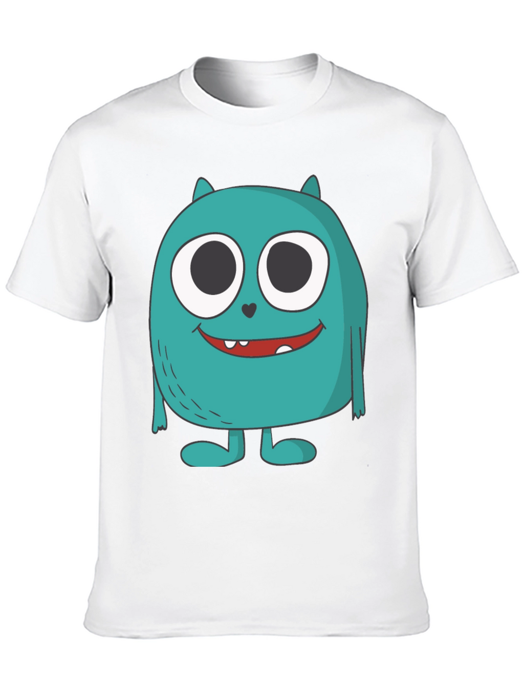 Monster Graphic Tee - Quirky & Fun Black T-Shirt