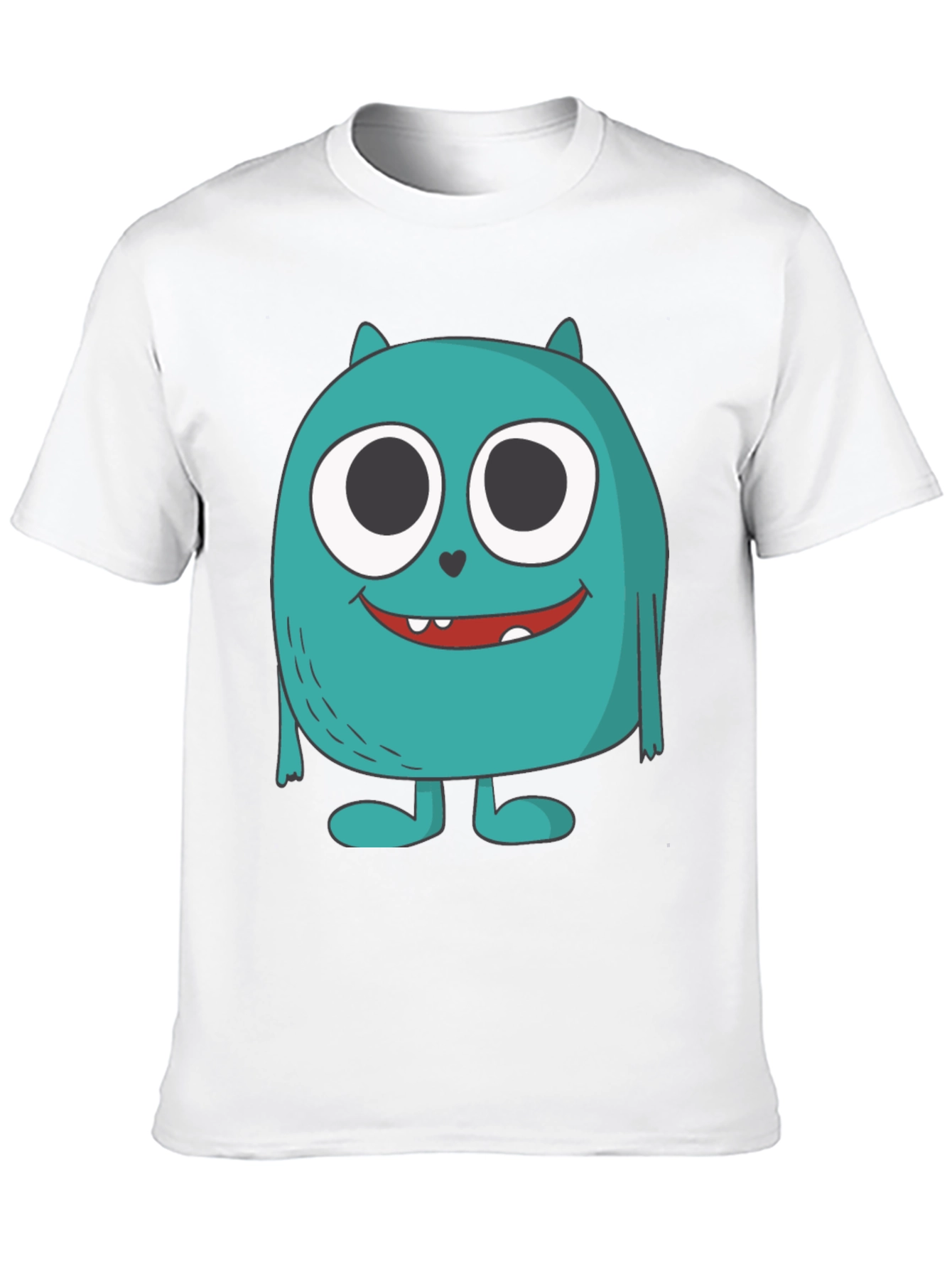 Monster Graphic Tee - Quirky & Fun Black T-Shirt