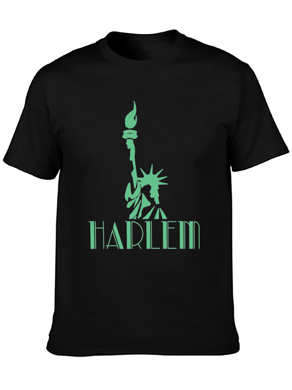 Harlem Liberty Graphic Tee - Black