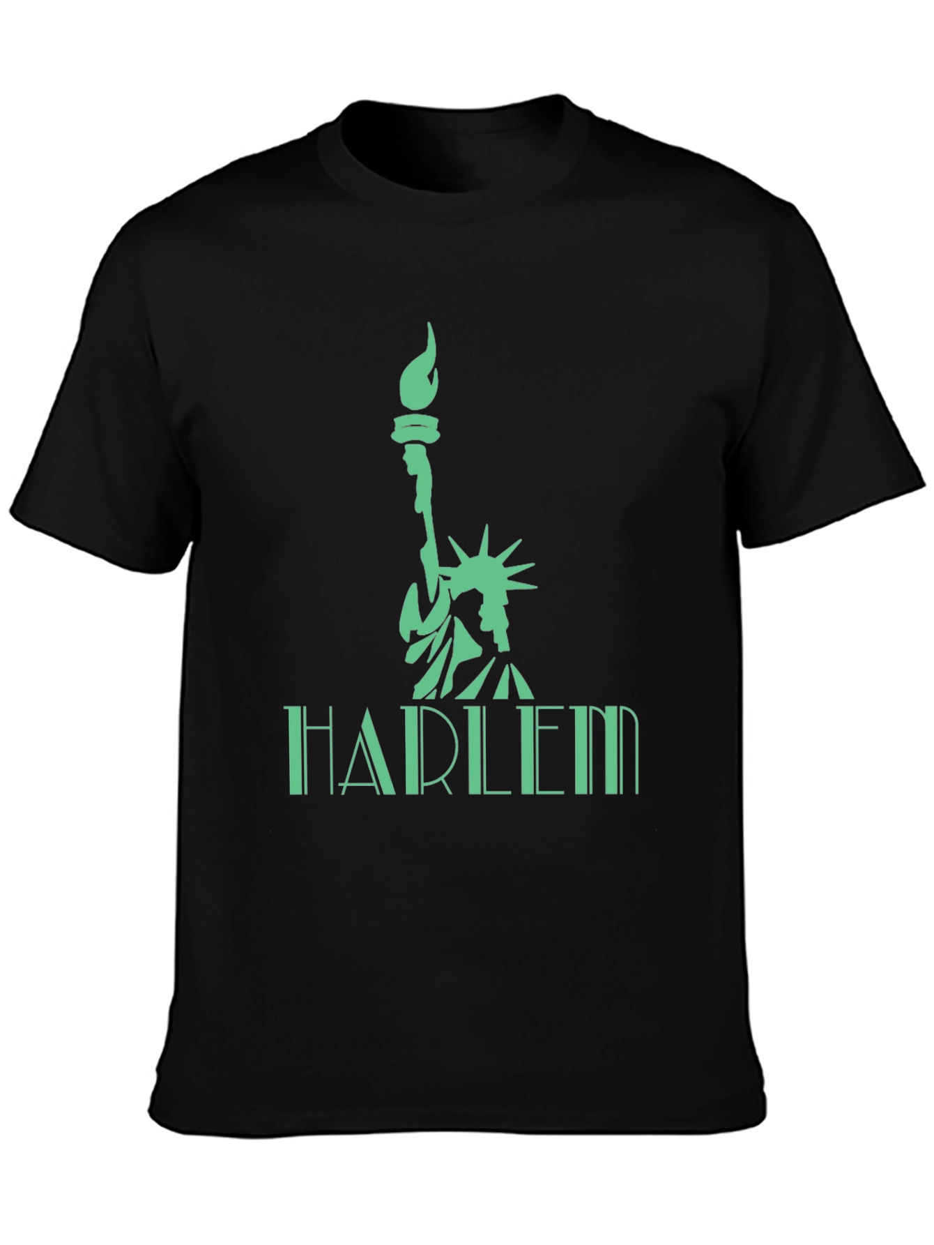 Harlem Liberty Graphic Tee - Black