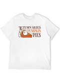 Autumn Skies & Pumpkin Pies T-Shirt