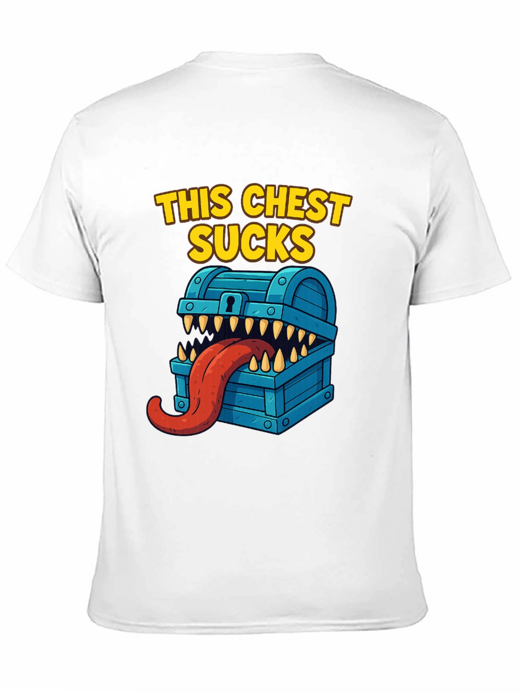 This Chest Sucks Black Graphic T-Shirt