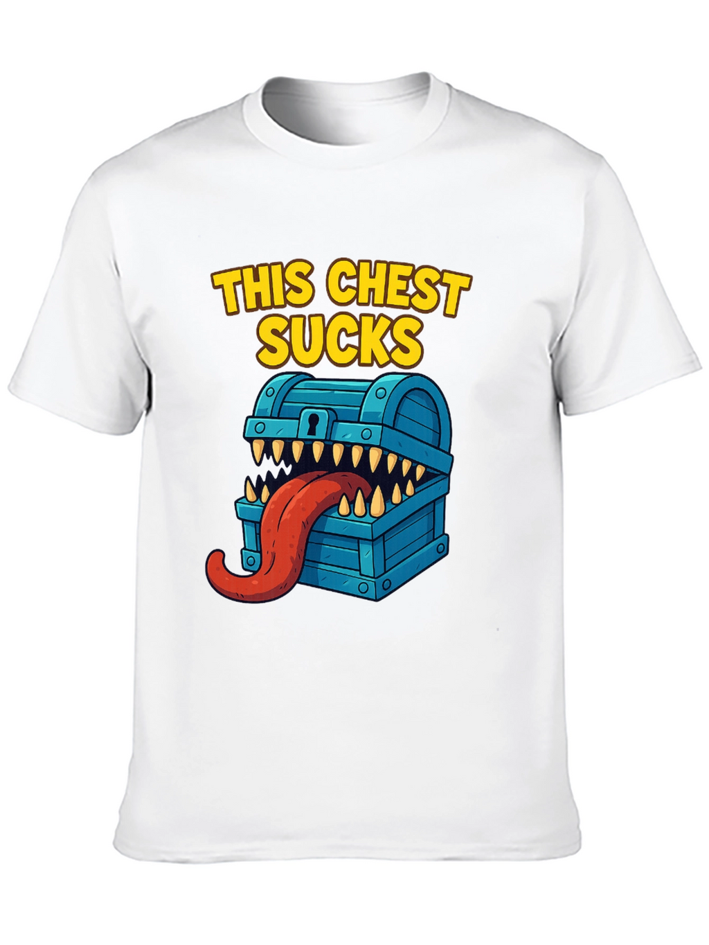 This Chest Sucks Black Graphic T-Shirt