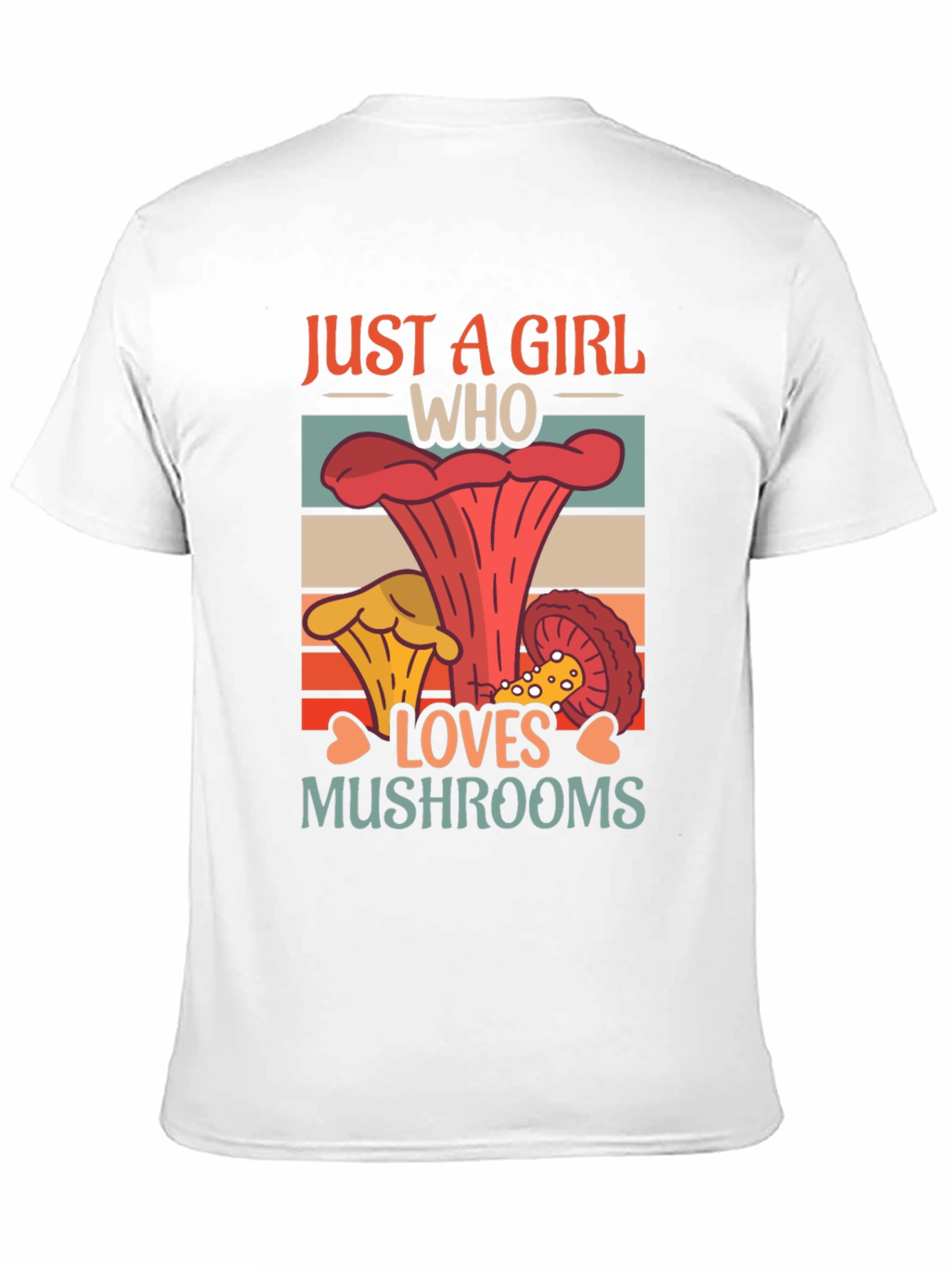 Just a Girl Who Loves Mushrooms Graphic Tee