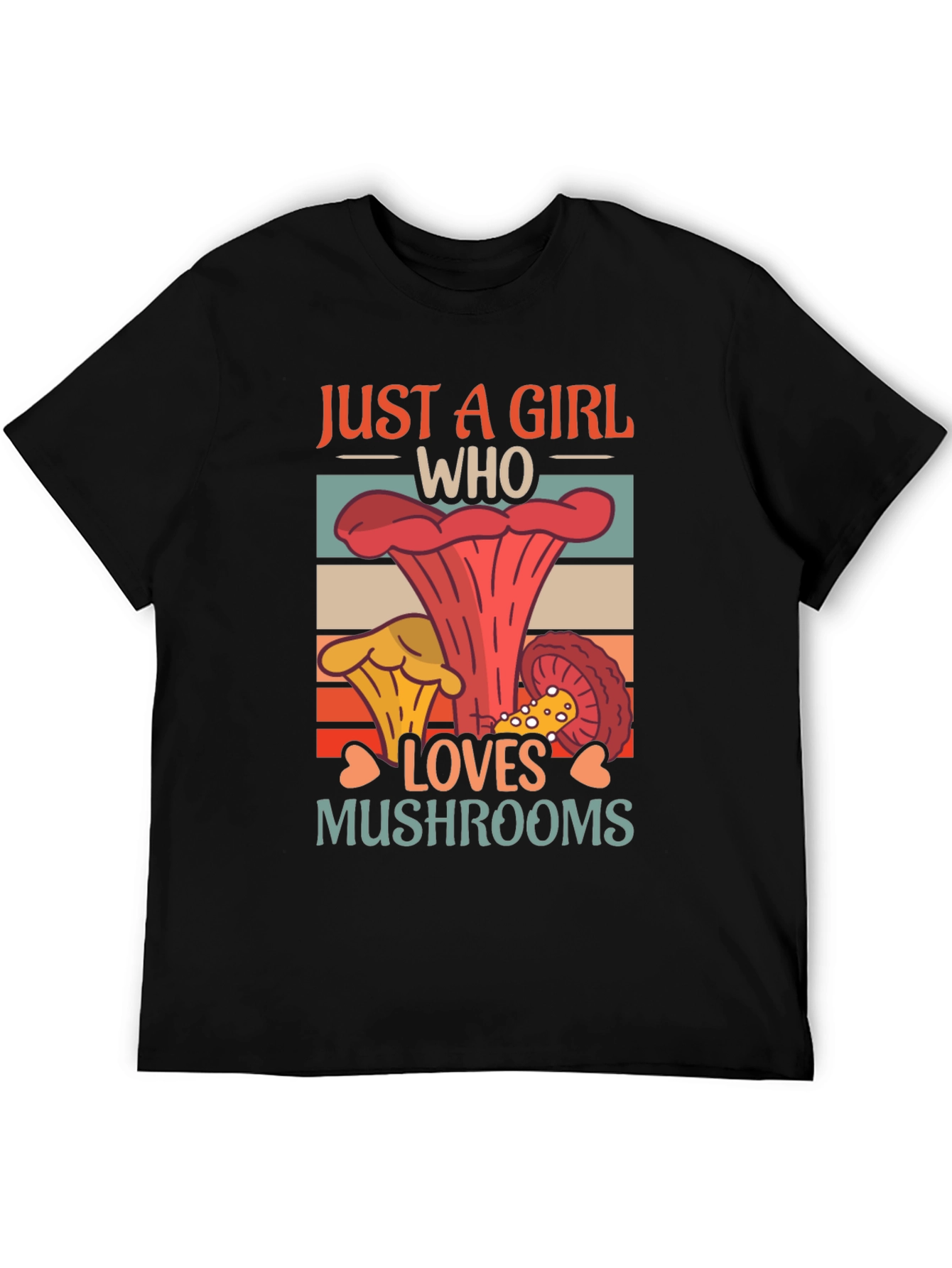 Just a Girl Who Loves Mushrooms Graphic Tee