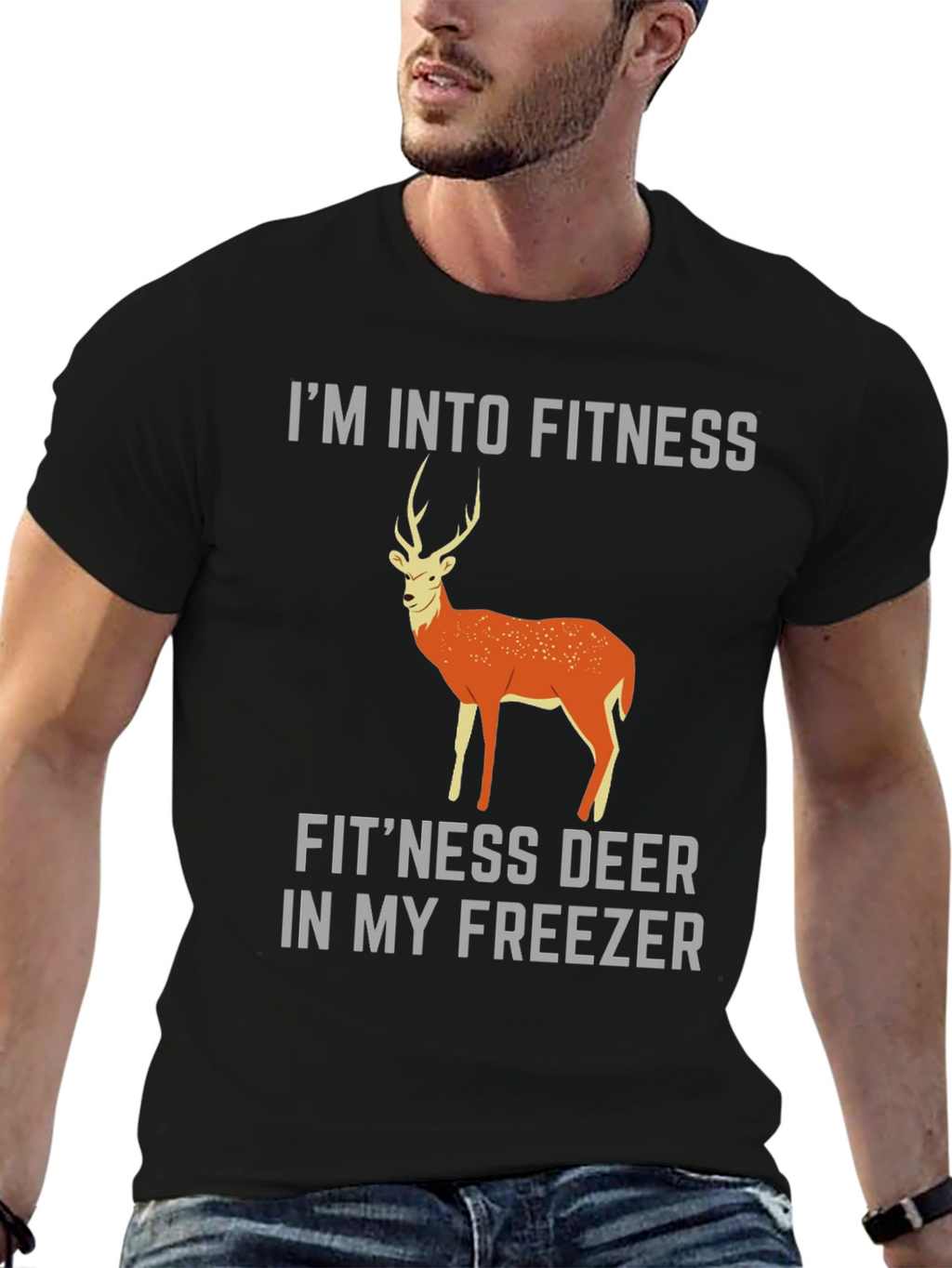 Im Into Fitness Fitness Deer T-Shirt