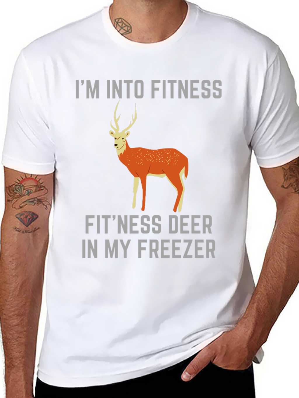 Im Into Fitness Fitness Deer T-Shirt