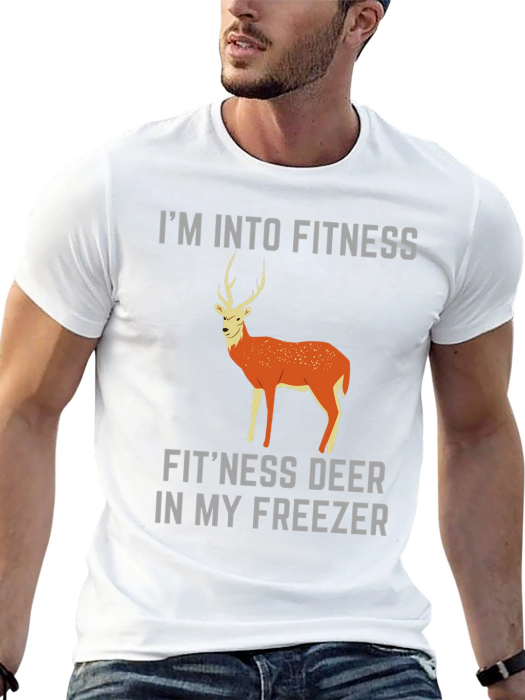 Im Into Fitness Fitness Deer T-Shirt