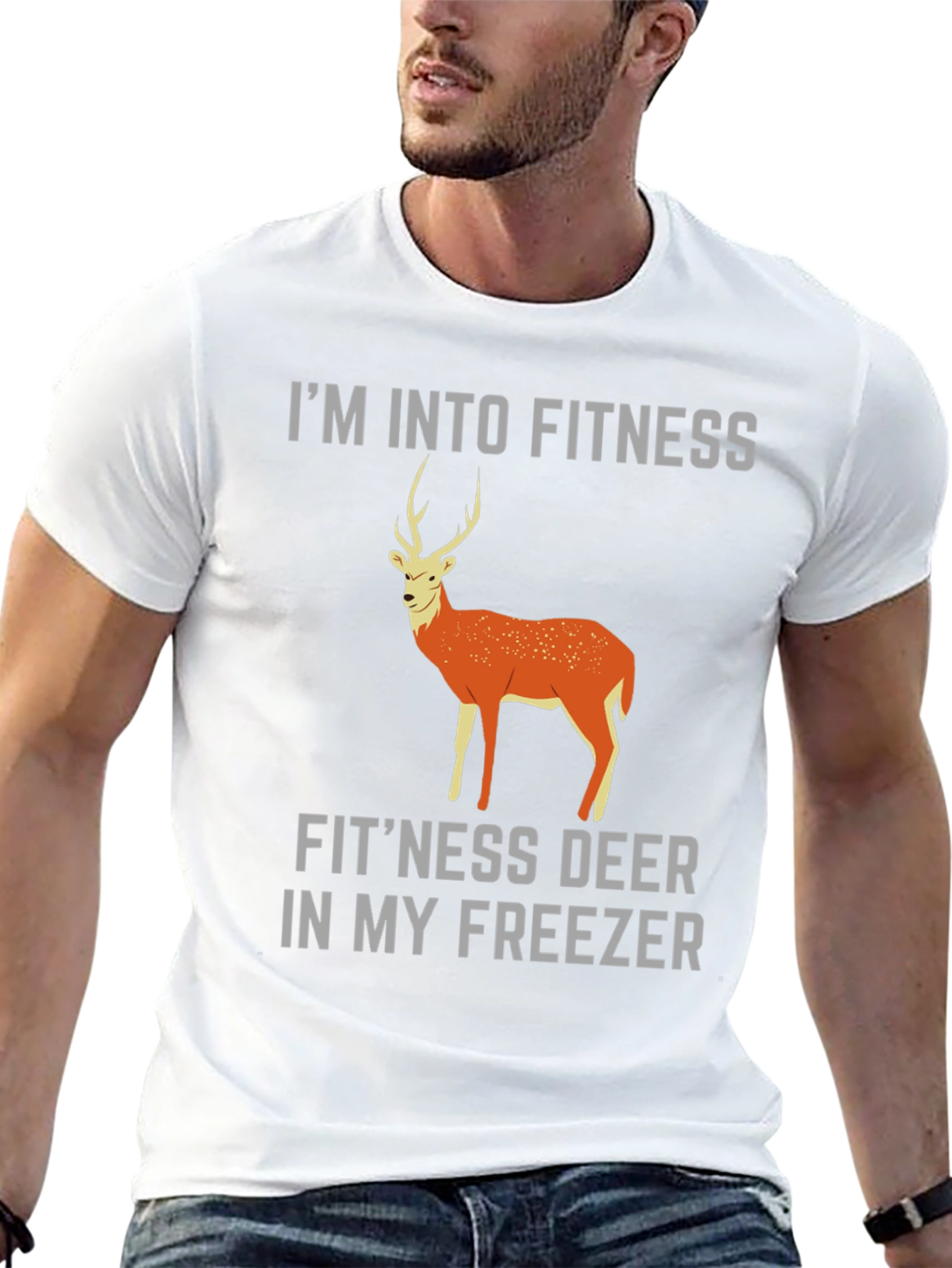 Im Into Fitness Fitness Deer T-Shirt
