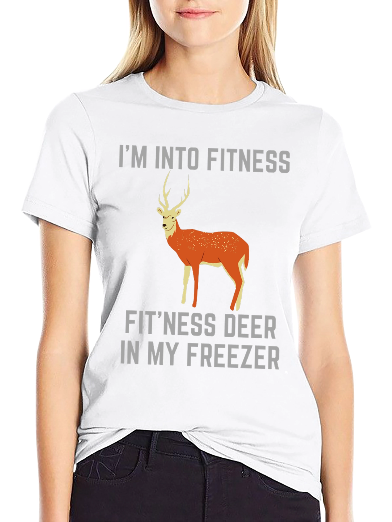Im Into Fitness Fitness Deer T-Shirt